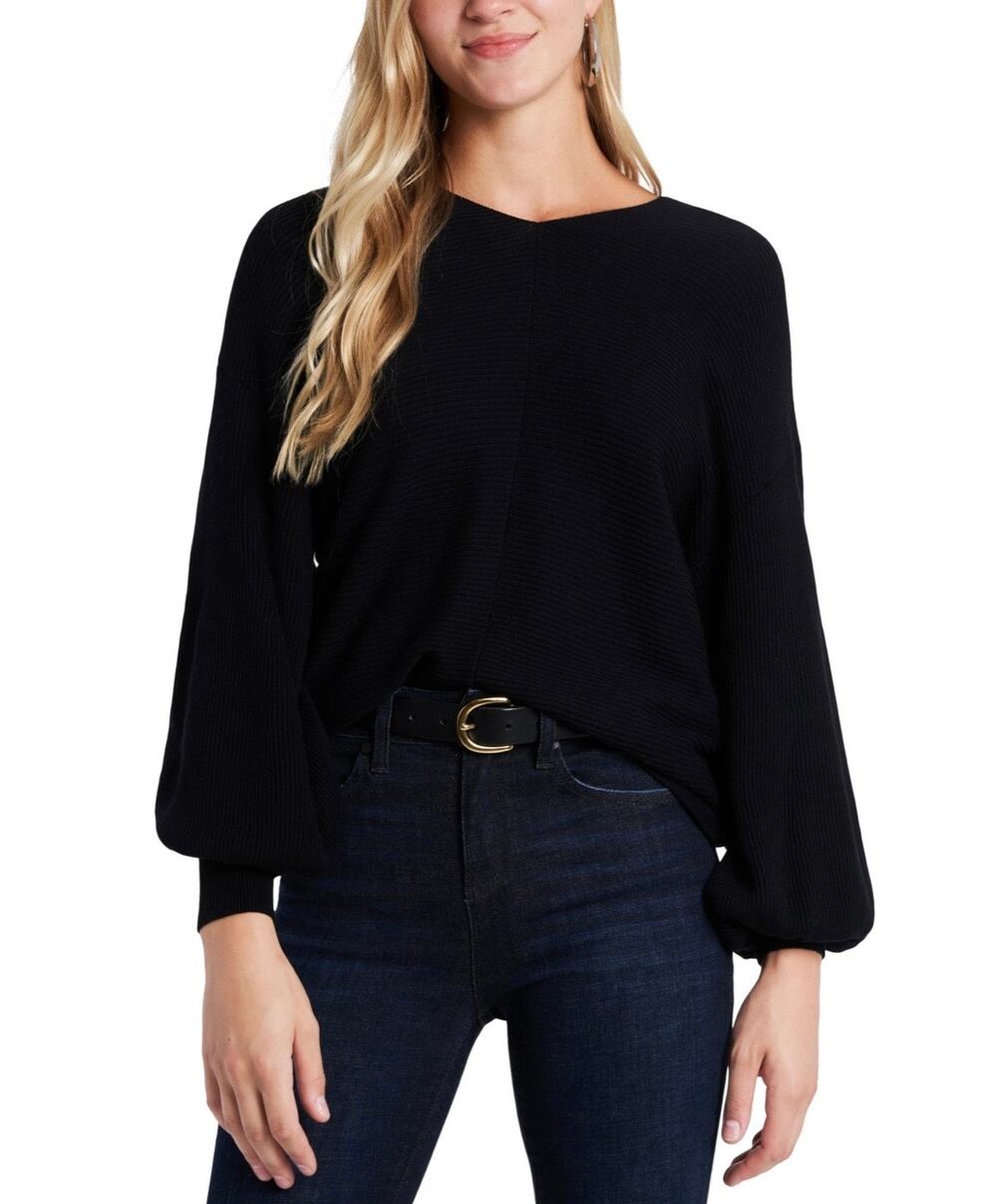 1. State Rib Sweater Bubble LongSleeve SZ M NWT